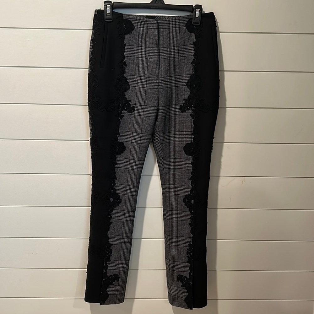 Jonathan Simkhai Dress Pants  2 Black/Gray